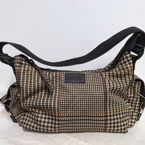 Vintage Lauren Ralph Lauren Houndstooth Top Handle Bag Nylon